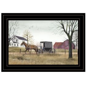 "Goin' to Market" By Billy Jacobs, Ready to Hang Framed Print, Black Frame