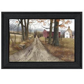 "The Road Home" By Billy Jacobs, Ready to Hang Framed Print, Black Frame